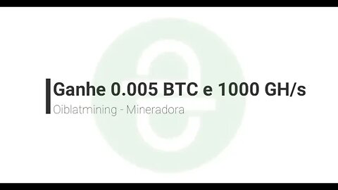 Finalizado - Mineradora - Oiblat - 1000 GH/s pra você e bônus de 0.005BTC Rev 0.0