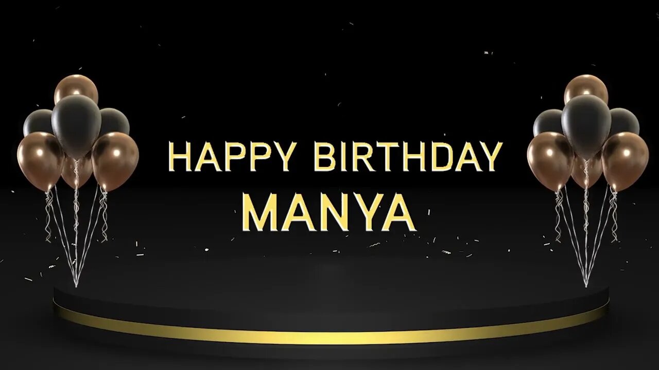 Wish you a very Happy Birthday Manya