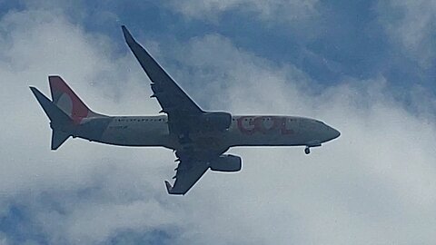 Boeing 737-800 PR-GXM coming from São Paulo to Fortaleza