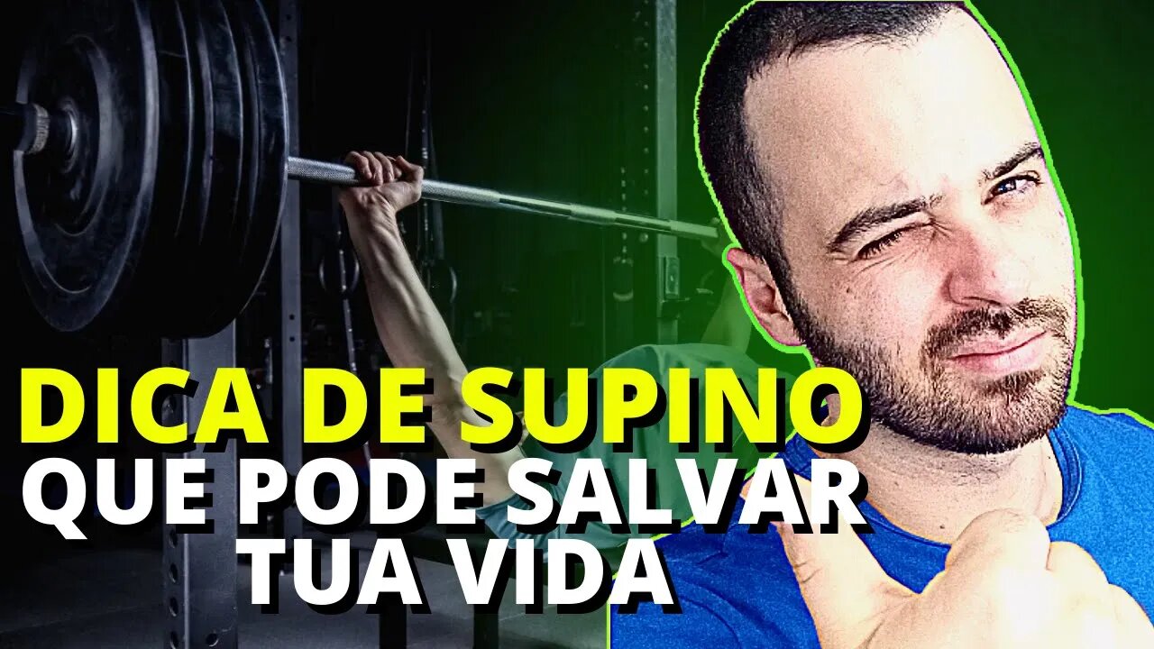 DICA NO SUPINO QUE PODE LITERALMENTE SALVAR TUA VIDA + RECADO PARA "AJUDADORES"