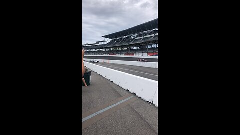 Practice at the Indianapolis Motor Speedway