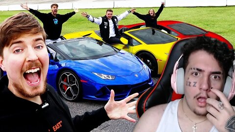 Corrida de Lamborghinis! Vencedor Fica Com a Lamborghini | léo muriel react