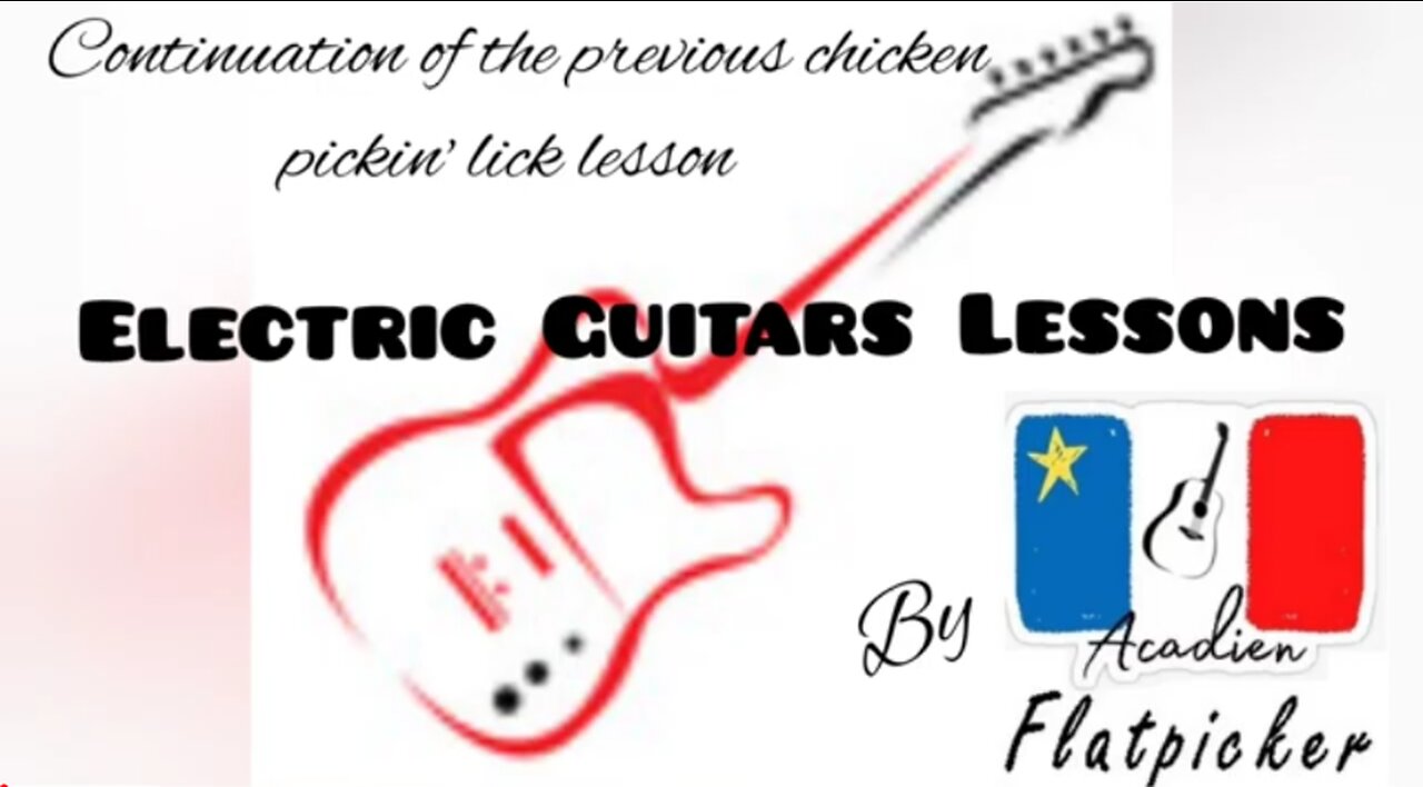 Electric Guitar Lesson - Continuation of the previous chicken pickin' lick lesson