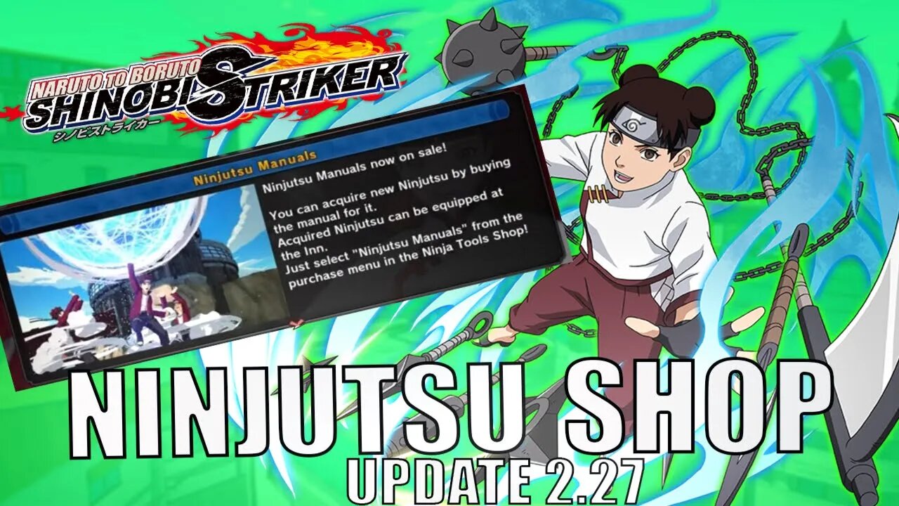 Tentens Shop Update! New Ninja Tool Items! Naruto to Boruto Shinobi Striker!