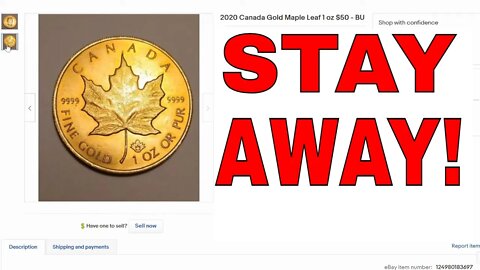 Watch Out For THIS Fake Gold On eBay!