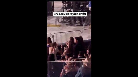 Trudeau at Taylor Swift