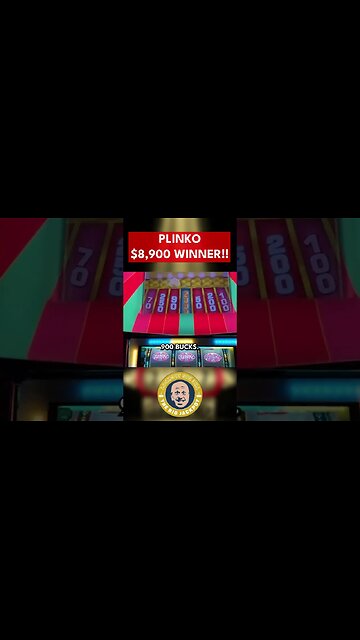 PLINKO $8,900 WINNER! #shorts