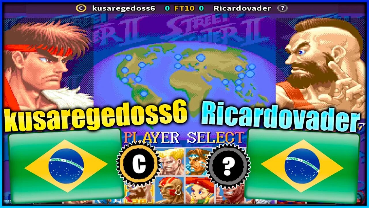 Super Street Fighter II Turbo: New Legacy (kusaregedoss6 Vs. Ricardovader) [Brazil Vs. Brazil]