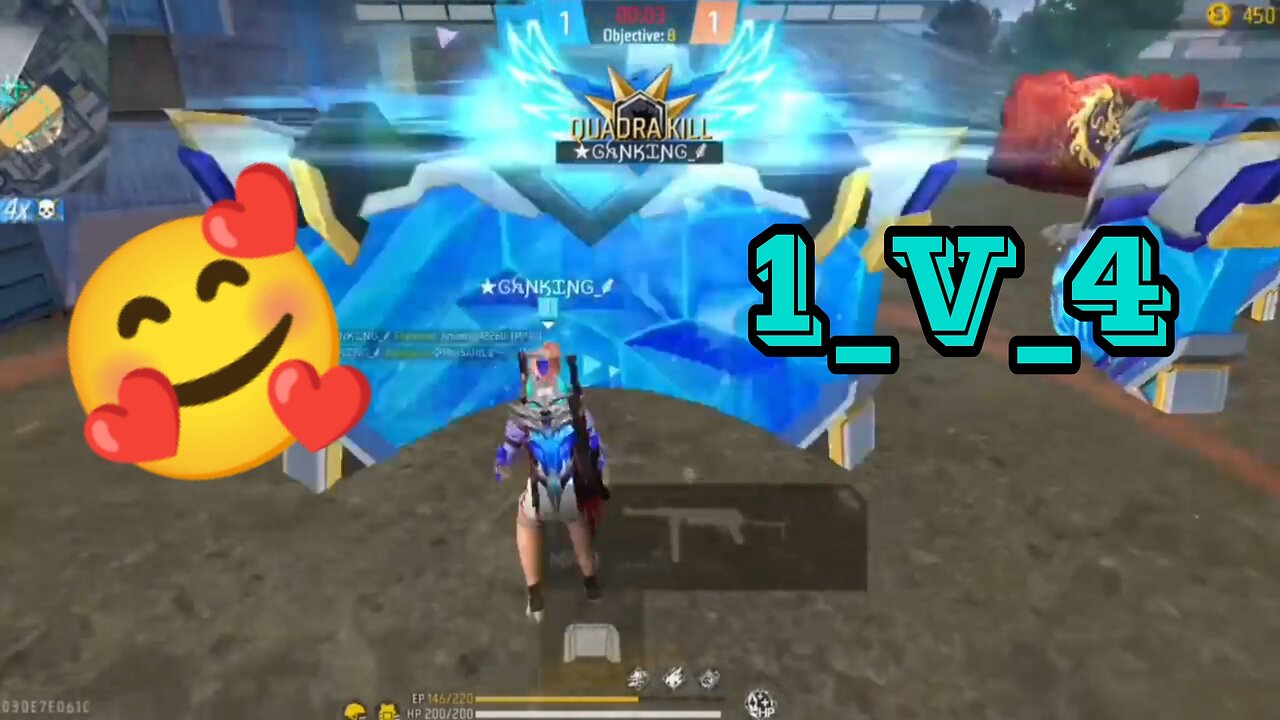 1V4 Attitude Free fire Video