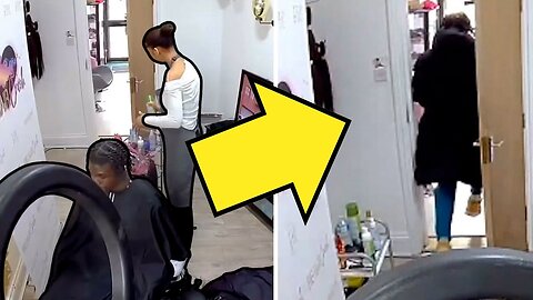 VIRAL: Man Allegedly Leaves Salon Without Paying