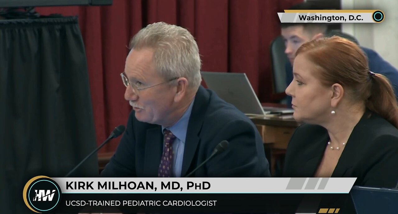 Dr. Kirk Milhoan, MD, PhD: Myocarditis Update to Senator Ron Johnson's Vaccine Injury Round Table