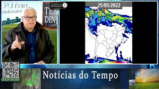 Previsão do tempo indica ventos fortes, avanço do frio e geadas localizadas