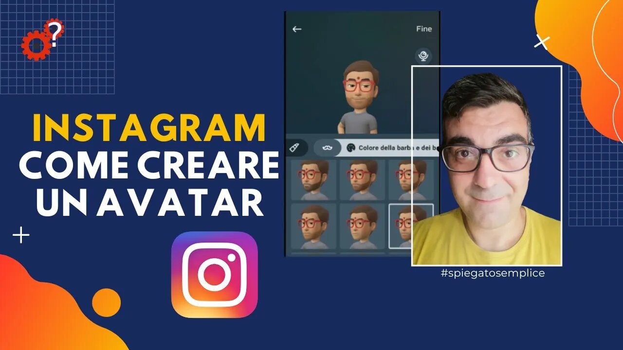 INSTAGRAM | Come creare un Avatar 😃 | Tutorial | Spiegato Semplice