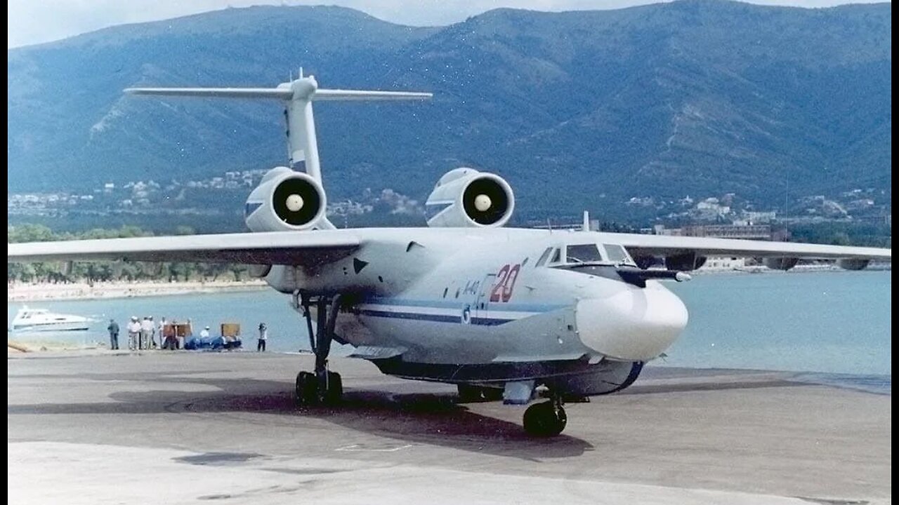 Imagens da bela e elegante aeronave anfíbia Beriev A-40 "Albatros"