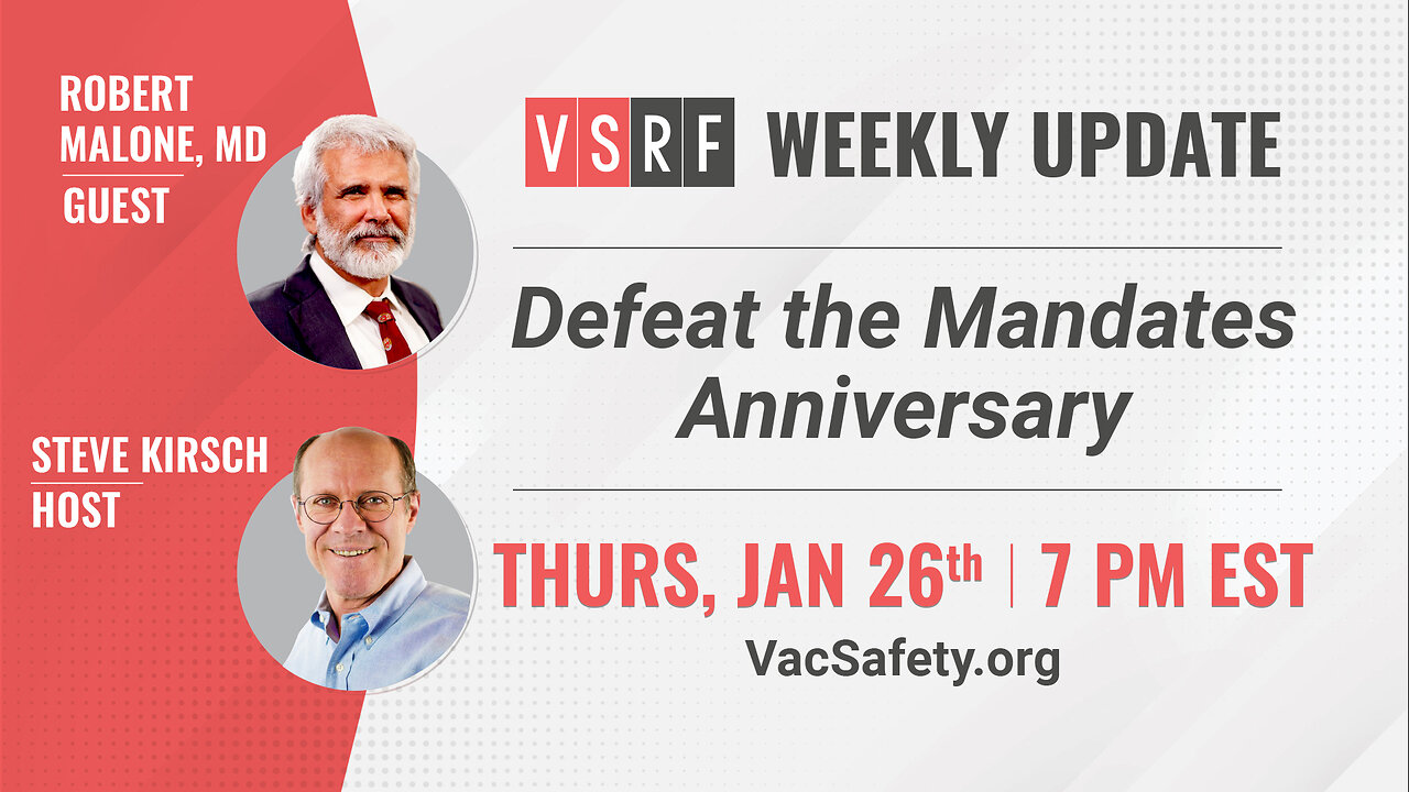 Preview EP#64: "Defeat the Mandates Anniversary" with Robert Malone, MD