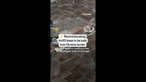 NATO begins construction of its largest base in Europe