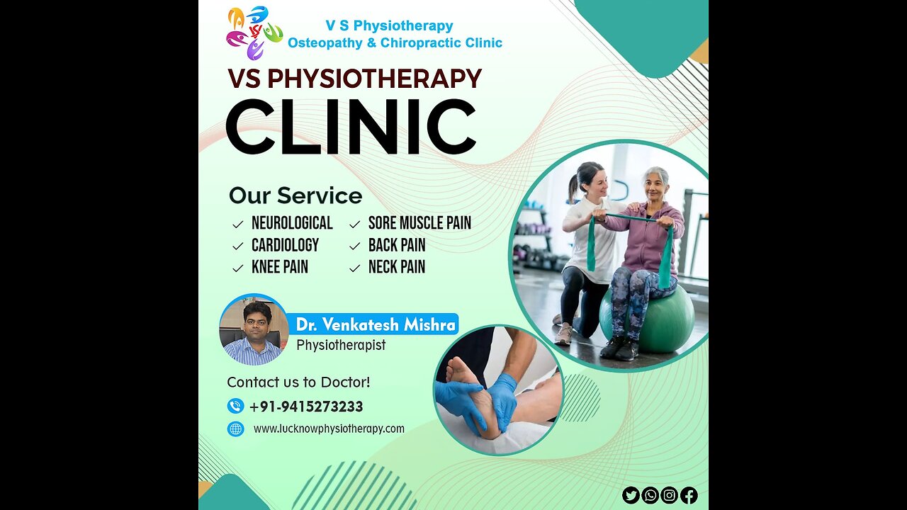 Best Physiotherapist Doctor in Lucknow - Dr. Venkatesh Mishra