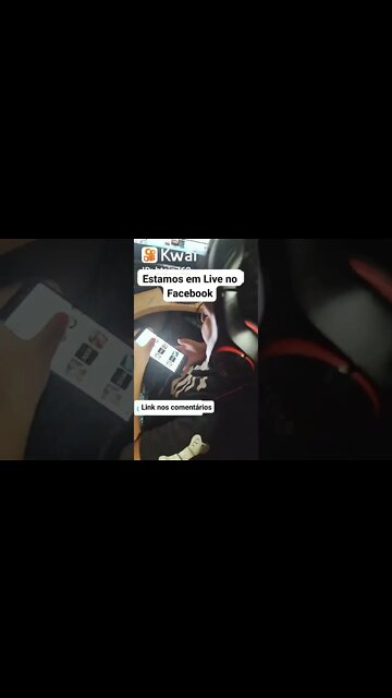 Veja nossa live no Facebook, siga a nossa página