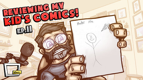 Reviewing my... 6 & 11-Year-Olds' Comics(??): Marker Man 2