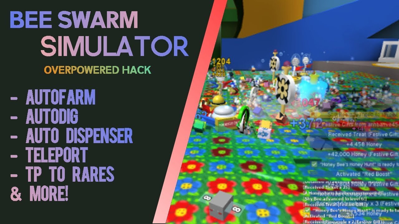 Roblox Bee Swarm Simulator Script Hack GUI 2022 [PASTEBIN] [AUTOFARM]