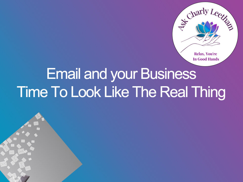 Branded Email - Makes Your Business Look Professional