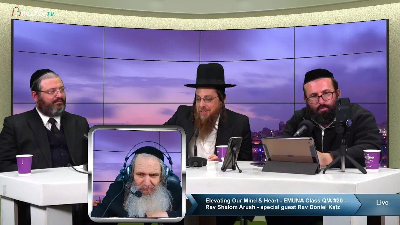 United Souls - Elevating Our Mind & Heart - EMUNA Class Q/A 20 - Rav Shalom Arush - Rav Doniel Katz!