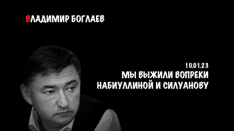 Мы выжили вопреки Набиуллиной и Силуанову | Владимир Боглаев