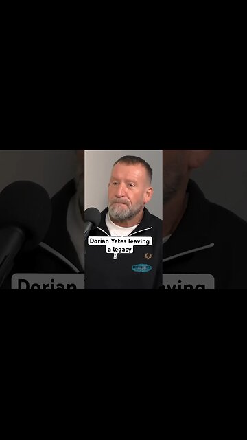 Dorian Yates leaving a legacy