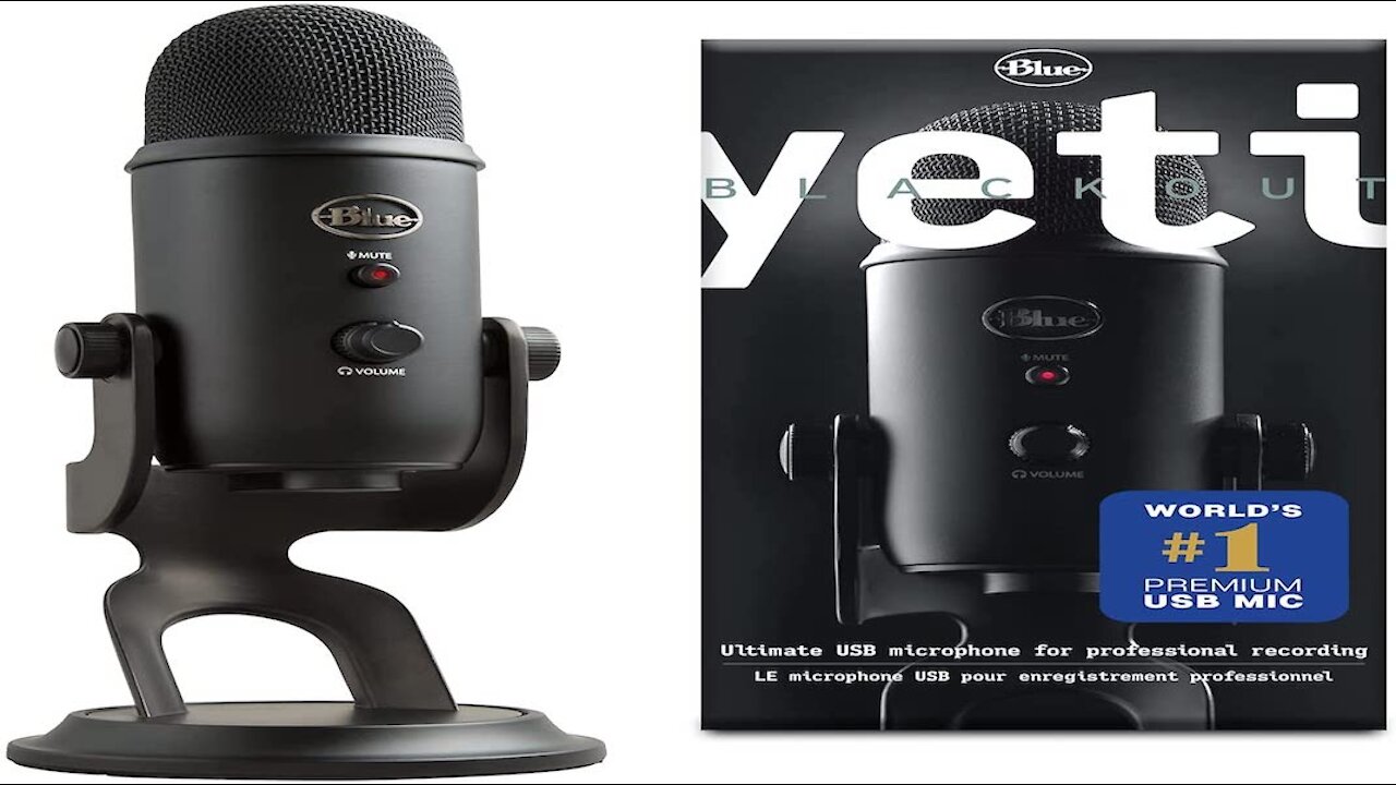 Blue Yeti USB Mic for Recording and Streaming on PC and Mac