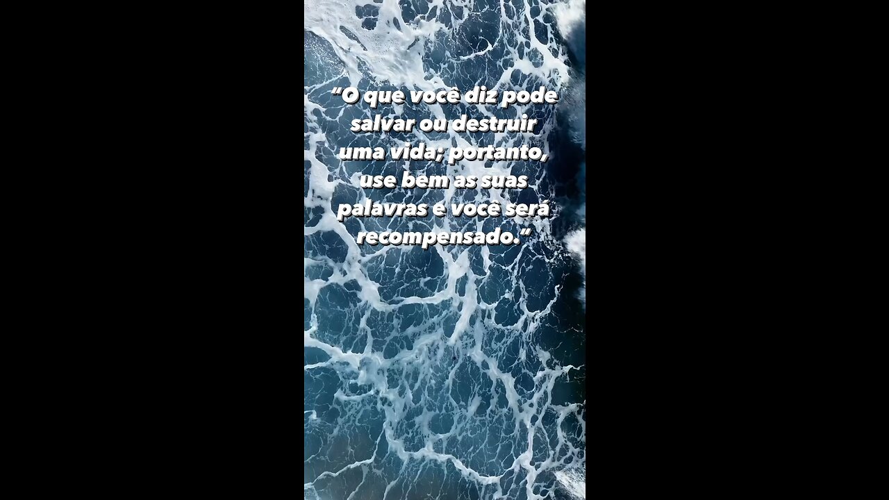 Quais as palavras quem tem saído da sua boca ??