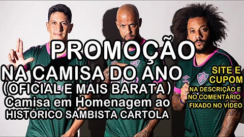 PROMOÇÃO: Nova Camisa III do Fluminense (Cartola) | Saiba onde comprar oficial e barata (descrição)