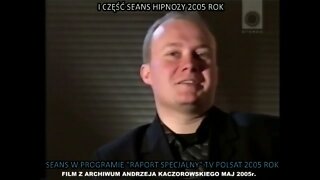 HIPNOZA MEDIALNA W TV, CZŁOWIEK W TRANSIE, PSYCHOMANIPULACJA, EKSPERYMENT W LUKSMED