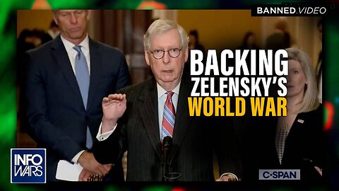 McConnell Backs Biden's Aid to Ukraine as Zelensky Escalates World War