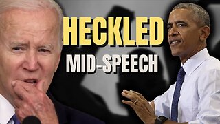 Obama & Biden Heckled Mid-Speech!