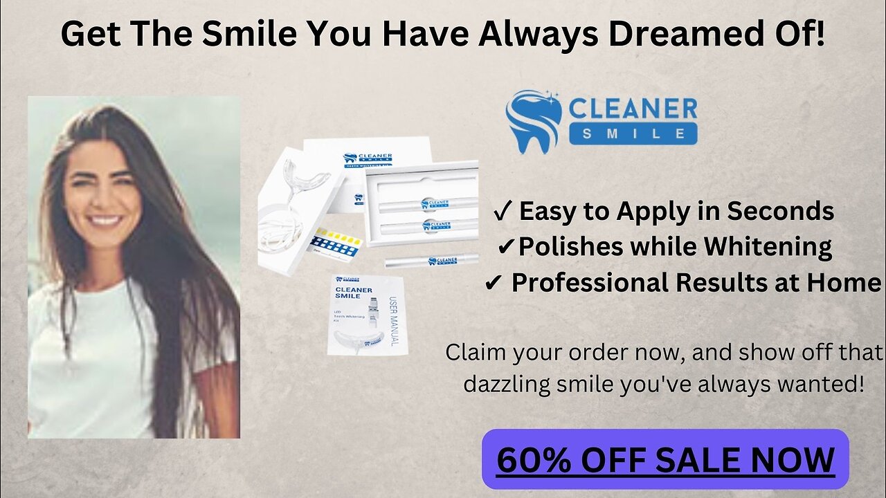 Cleaner Smile Teeth Whitening Kit | HOW TO WHITEN TEETH IN 6 DAYS