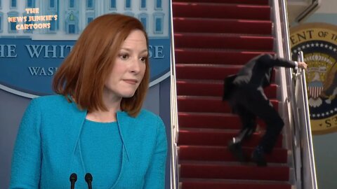 Psaki gives update on Biden's fall boarding Air Force One.