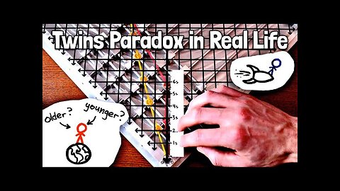 The Twins Paradox Hands-On Explanation | Special Relativity Ch. 8