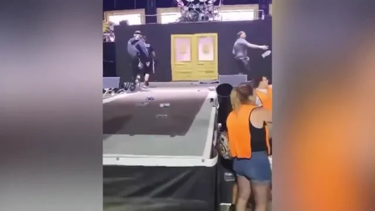 Video Kid Rock fans trash venue after singer was forced to cancel gig