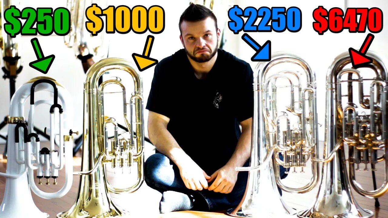 CHEAP $250 Non Compensating EUPHONIUM vs $6500 Compensating EUPHONIUM. IS IT WORTH YOUR MONEY???