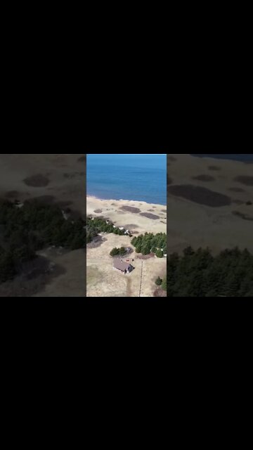 Me and my girlfriend scenic drone shot