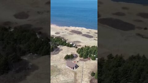 Me and my girlfriend scenic drone shot