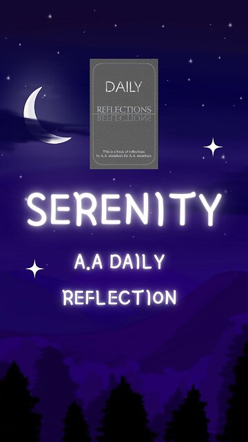 A.A Daily Reflection -12/2 - "Serenity" #shorts #alcoholicsanonymous #jftguy