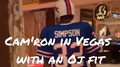 Cam'Ron dressed up as OJ Simpson in Vegas