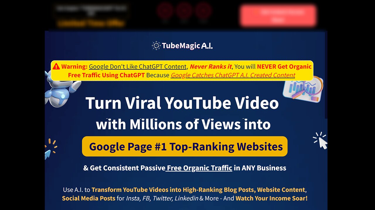 TubeMagic Demo: Get free traffic from Youtube and Google