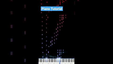 Moonlight Piano Tutorial #shorts