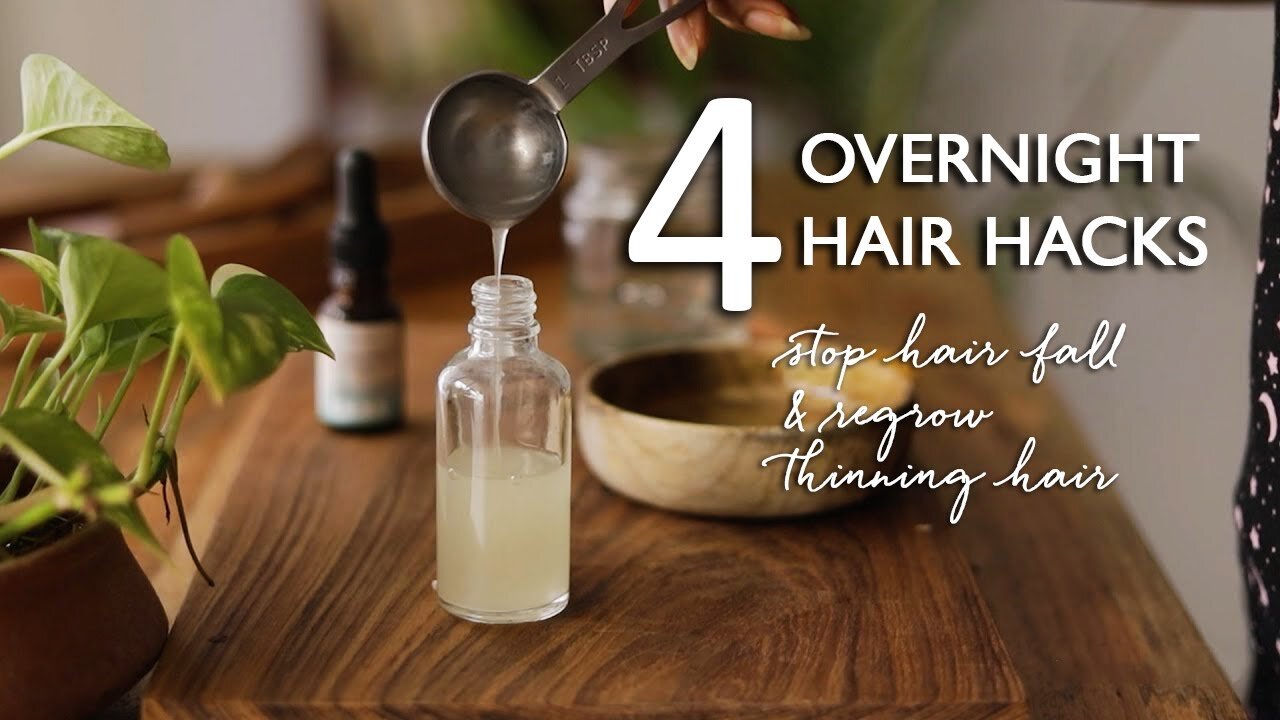Overnight Hair Growth Hacks: Stop hair fall and regrow thinning hair