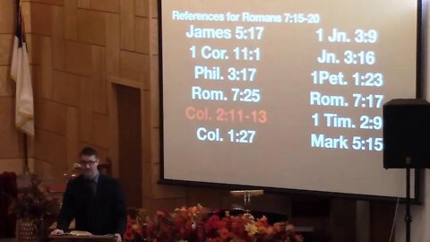 Romans 7:15-20 cont. (Sunday School) 10/10/21 A.M.