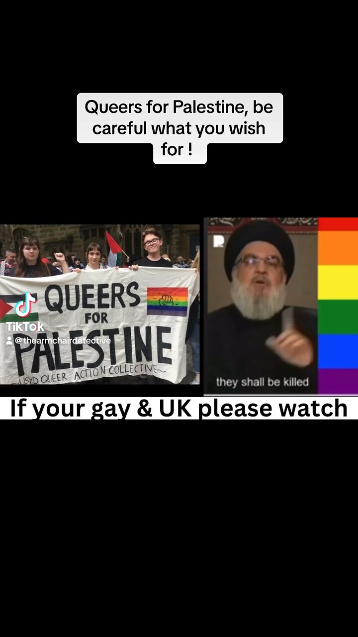 Queers for Palestine , think again they don’t want you !