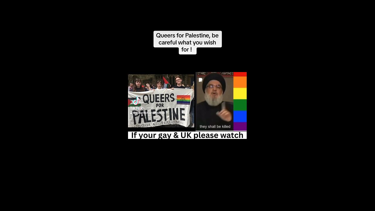 Queers for Palestine , think again they don’t want you !