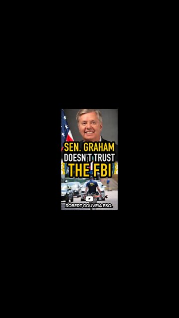 Senator Lindsey Graham said he doesn't TRUST the FBI #shorts